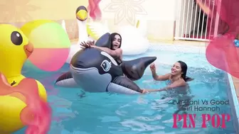 Pin Popping my Friend Whale