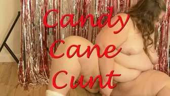 Christmas Candy cane Cunt