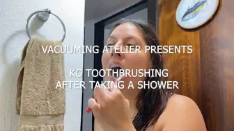 KG TOOTHBRUSHING AFTER SHOWER