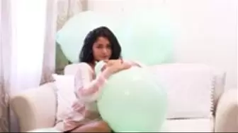 (Non Pop Version) Bouncing HARD on Overinflated Balloons