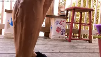Flexing while putting out plants
