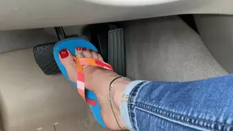 Havaianas & Barefoot Driving in the BMW