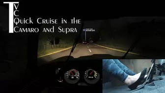 Quick Cruise in the Camaro and Supra (mp4 720p)