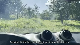 Ms Curious revving on a mushroom picker (with subtitles)