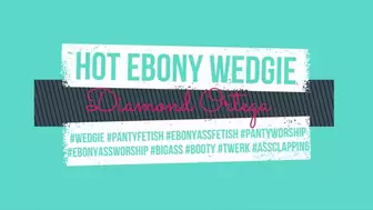 Hot Ebony Wedgie