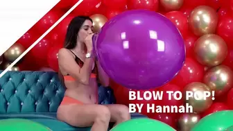 Hannah Blow To Pop Purple TT17