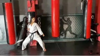 Sonya kicking (karate technique)