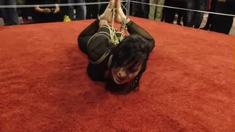 1 on 1 Bondage Escape Challenge from BoundCon - The one and only Real Escape Challenge - Sasori vs Katarina Blade - Part 2 mp4