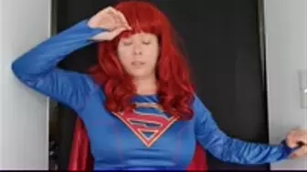 SUPERGIRL GROWS! Serum Side Effect turns her into a Horny Giantess! Pantyhose Tearing, Moaning, Growing WMV 1080