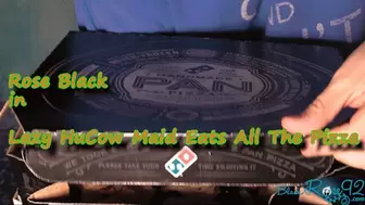 Lazy HuCow Maid Eats All The Pizza-MP4