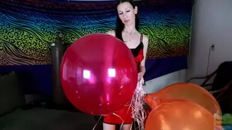 Stiletto Heels Balloon Popping Challenge