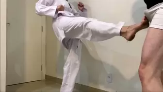 Hard Ballbusting Taekwondo full