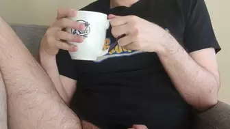 Edging and Cum in Coffee Sext