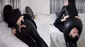 Woman in Leather