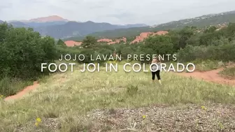 Foot Lover JOI in Colorado w Rocky Mountains - WMV
