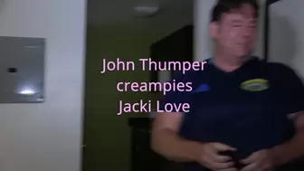 Beefy, Zaddy, John Thumper creampies Jacki Love (1080p)