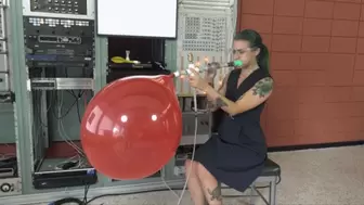 Mia Blows a BSA 17-inch Balloon to Bursting (MP4 - 1080p)