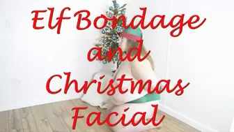 naughty elf Bondage and Facial