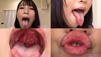 Aoi Kururugi - Erotic Long Tongue and Mouth Showing