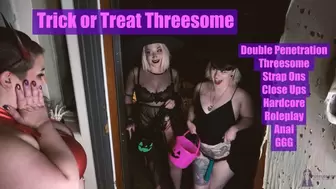 Trick or Treat Threesome