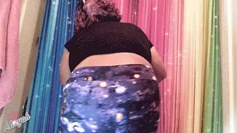Jiggly Belly & Wobbly BBW Body in Tight Spooky Pants!