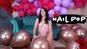 Yara Nal Pop Rose Gold Chrome 16" Balloons