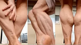 Close Up Outdoors Muscle Control and Worship