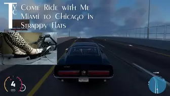 Come Ride with Me Miami to Chicago in Strappy Flats (mp4 1080p)