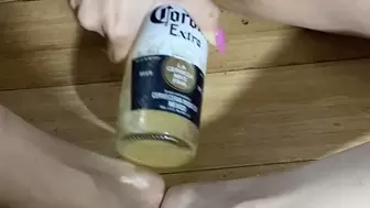 Corona bottle masturbation