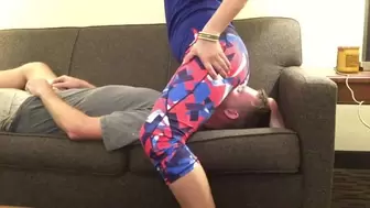 Human Couch Yoga Pants Facesitting
