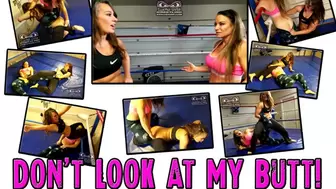 1415-Don’t Look at my Butt - Female Wrestling