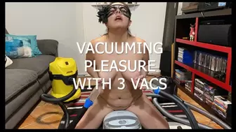VACUUMING PLEASURE WITH 3 VACUUMS