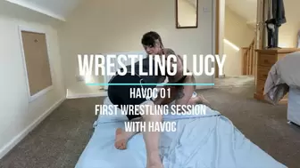 Havoc 01 - First Wrestling Session with Havoc