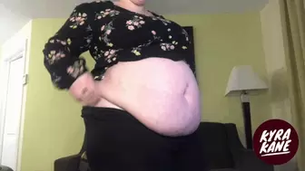 Fat Chat Cant Hide My Belly Anymore (MP4 HD)