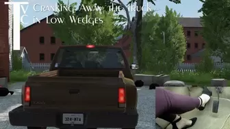 Cranking Away the Truck in Low Wedges (mp4 1080p)