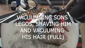 REQUEST: VACUUMING SONS LEGOS AND SHAVING HIS PUBIC HAIR
