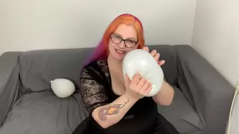 Squishing underinflated balloons