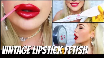 Taboo Vintage Step-Mommy Applies Lipstick