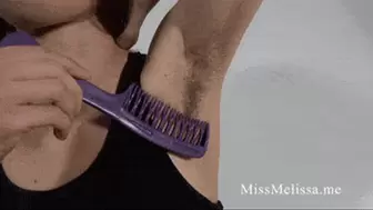 Combing My Armpit Hair -mp4 720p