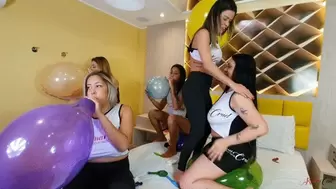 ORGY OF KISSES WITH BALLOONS - NEW KC 2021 - CLIP 6 IN FULL HD