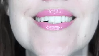Pink Gooey Lip Gloss and a Dancing Uvula