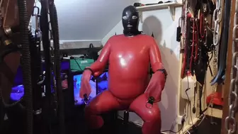 Tuesday Red Rubber Orgasms The Full Session