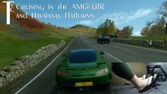 Cruising in the AMG GTR and Havaianas Flatforms (mp4 1080p)