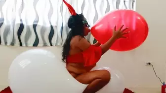 Juju's Devil Teases You With Her BIG Balloons