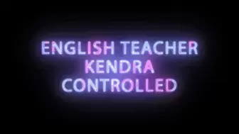 English Teacher Kendra James Controlled