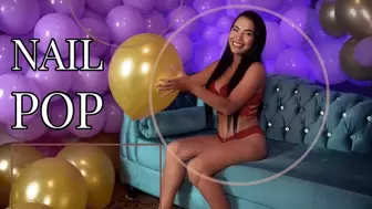 Dani Nail Pop Golden Balloons - 4K