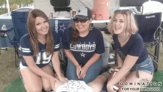 Tailgate Party Diapering! Diapered on game day by Stepmommy Katherine as Stepsister Shelley & her friend Claire watches on and helps! - WMV_HQ 1080