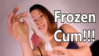 Frozen Cum Eating Instruction (iPhone)