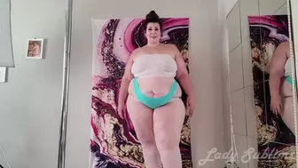 BBW Spread and Begging for Anal