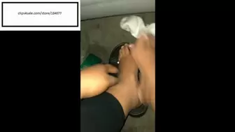 Delicious Caught Itching Flip Flop Feet